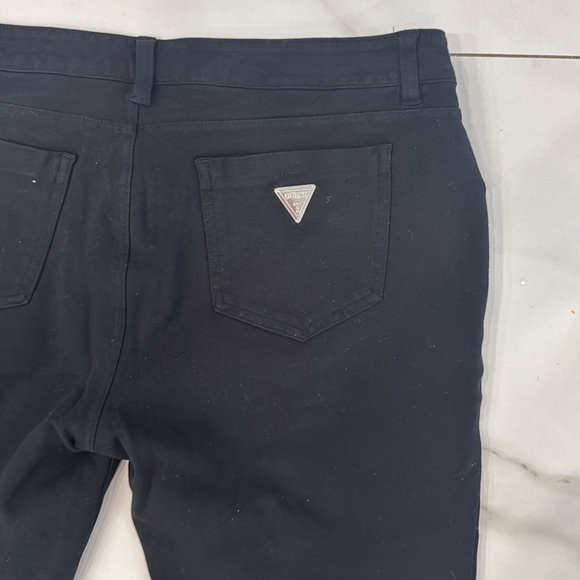 Guess Black Stretchy Dress Pants Slacks.  Sz L - Picture 4 of 8